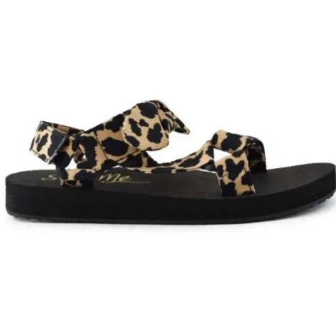 BINNY/2024 Leopard Adjustable Straps with Hook & Loop Closure