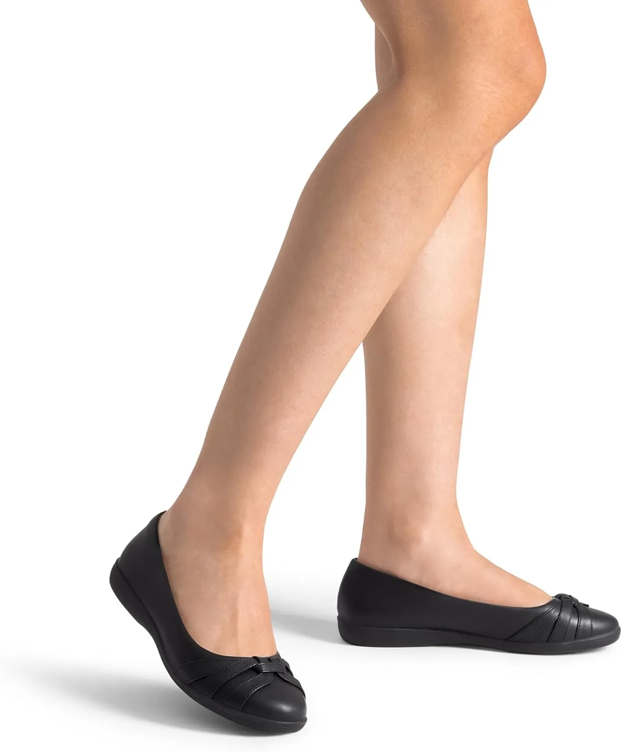 DREAM PAIRS Womens Ballet Flats, Comfortable Round Toe Slip on Dressy Work Office Shoes with Arch Support