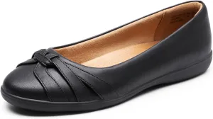 DREAM PAIRS Womens Ballet Flats, Comfortable Round Toe Slip on Dressy Work Office Shoes with Arch Support