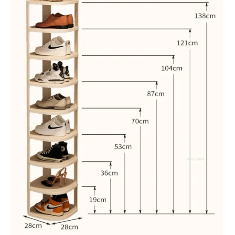 Elegance Corner Shoe Tower