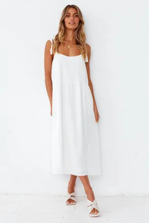 Genoise Midi Dress White