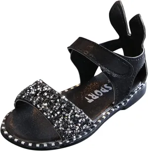 Girls Summer Sandals Adjustable Straps Sandals Wedding Shoes Toddler/Little Kid/Big Kid