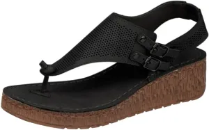 Ladmiple Sandals for Women 2023 Fashion Ankle Strap Flip Flop Sandal Casual Beach Clip Toe Slipppers Shoes Dressy Summer