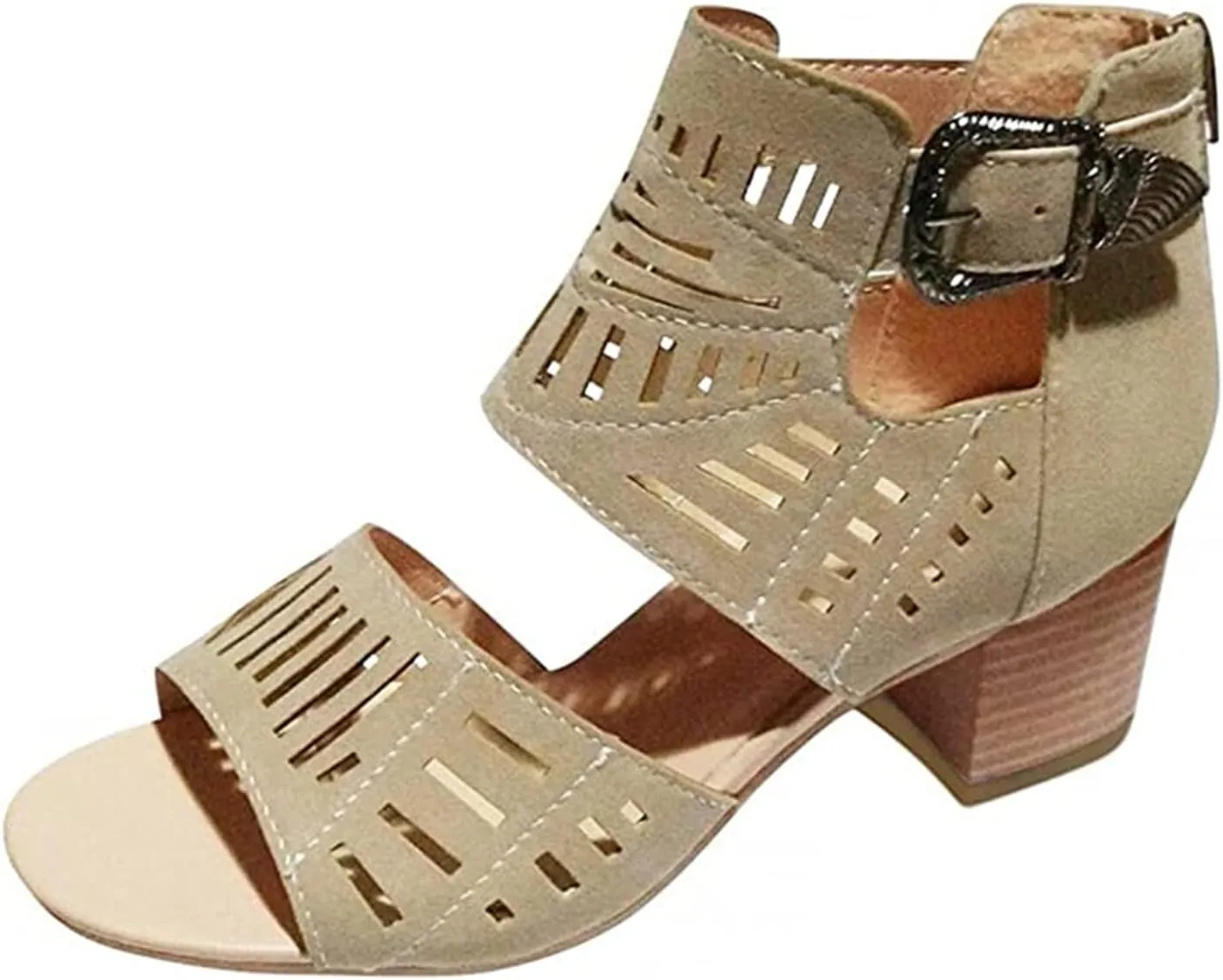 Ladmiple Sandals for Women Wedge,Womens 2023 Comfy Slip-On Sandal Summer Casual Beach Shoes Open Toe Espadrille Platform