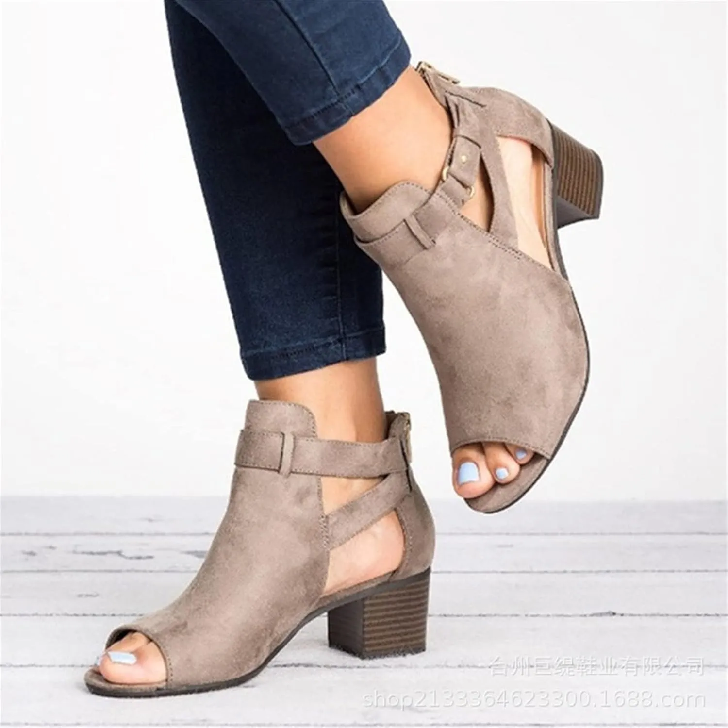 Ladmiple Summer Sandals for Women 2023 Comfy Wedges Ankle Strap Slip On Wedge Sandal Open Toe Casual Heel Platform Shoe