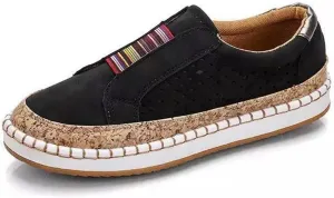 Ladmiple Womens Shoes Dressy Casual Loafers Low Top Canvas Sneakers Slip On Casual Fashion Comfortable Walking Shoes