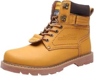 Men Work Boots Steel Toe Hiking Sneakers Fur Lined Ankle Boot Women Safety Toe Shoes Business Casual Lightweight Outdoor Botas Mid Ankle Work Casual Hike Grounded Footwear