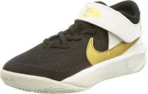 Nike Baby Boy's Team Hustle D 10 (Infant/Toddler) Black/Metallic Gold/White/Photon Dust 7 Toddler M