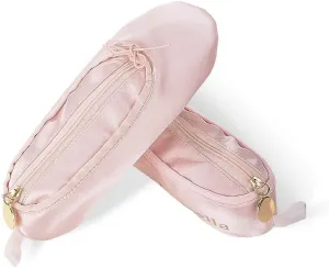 Personalized Name Ballet Shoe Makeup Bag Pencil Case Cosmetic Bag Ballet Gift for Dancers Custom Ballerina Bag Zipper Pouch Cosmetic Pouch