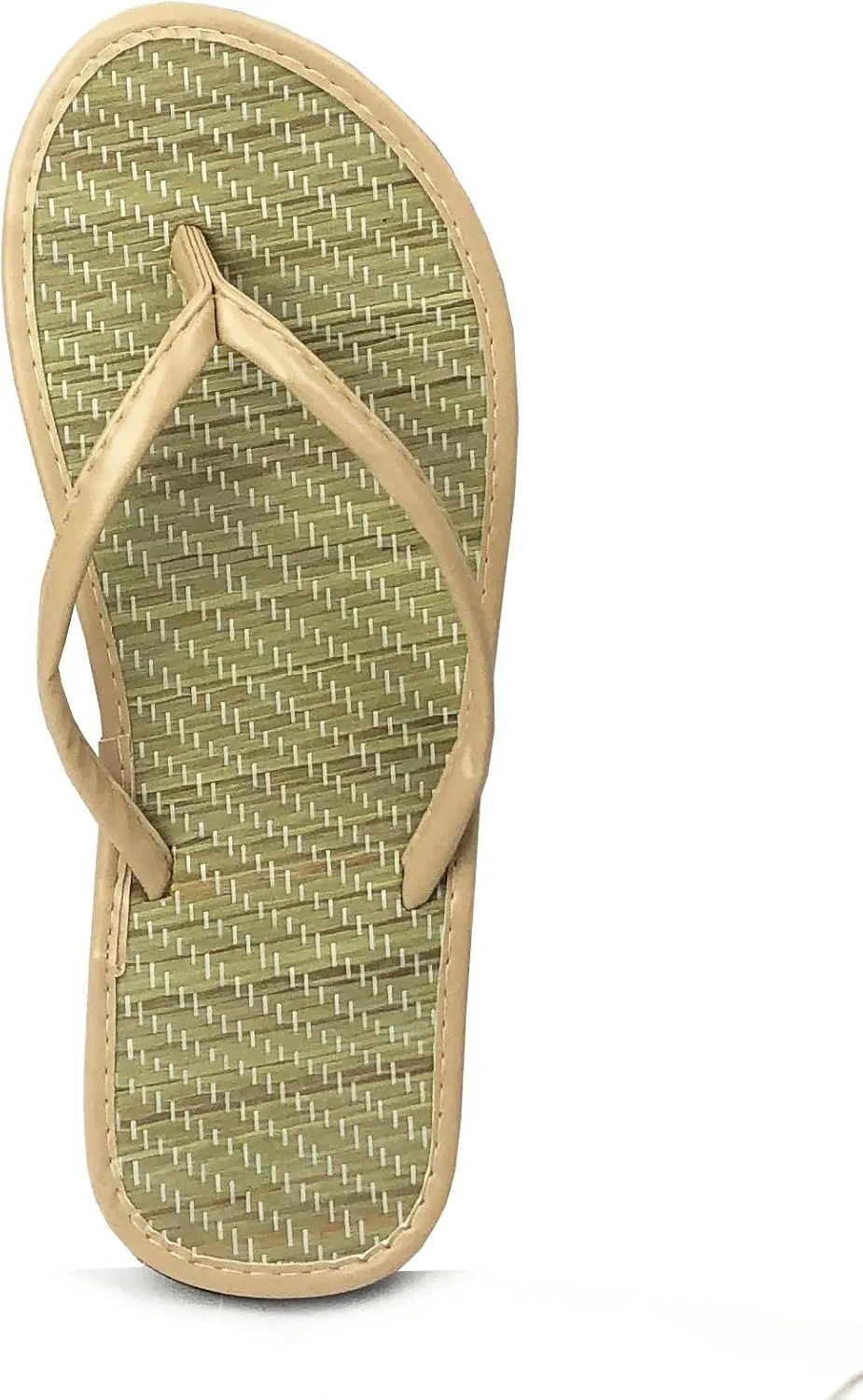 REDVOLUTION Women's Bamboo Sandal Flip-Flops Flats Beach Summer Shoe