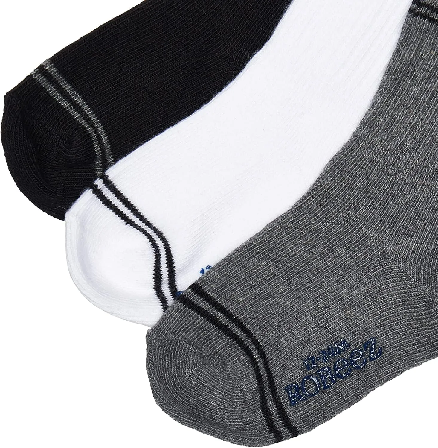 Robeez Baby Boys & Girls, Infant, Toddler Soft Cotton Non-Slip Socks/Kickproof Seamless Design (3 Pack)