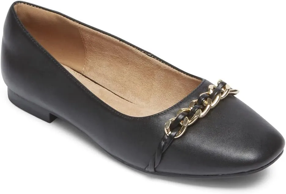 Rockport Women's Zoie Chain Ballet Flat