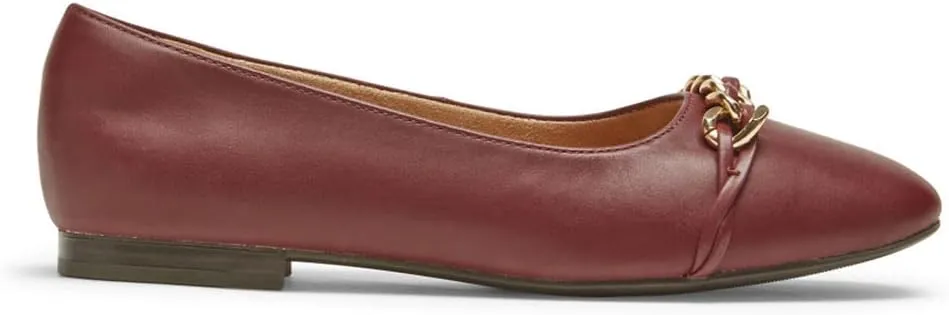 Rockport Women's Zoie Chain Ballet Flat