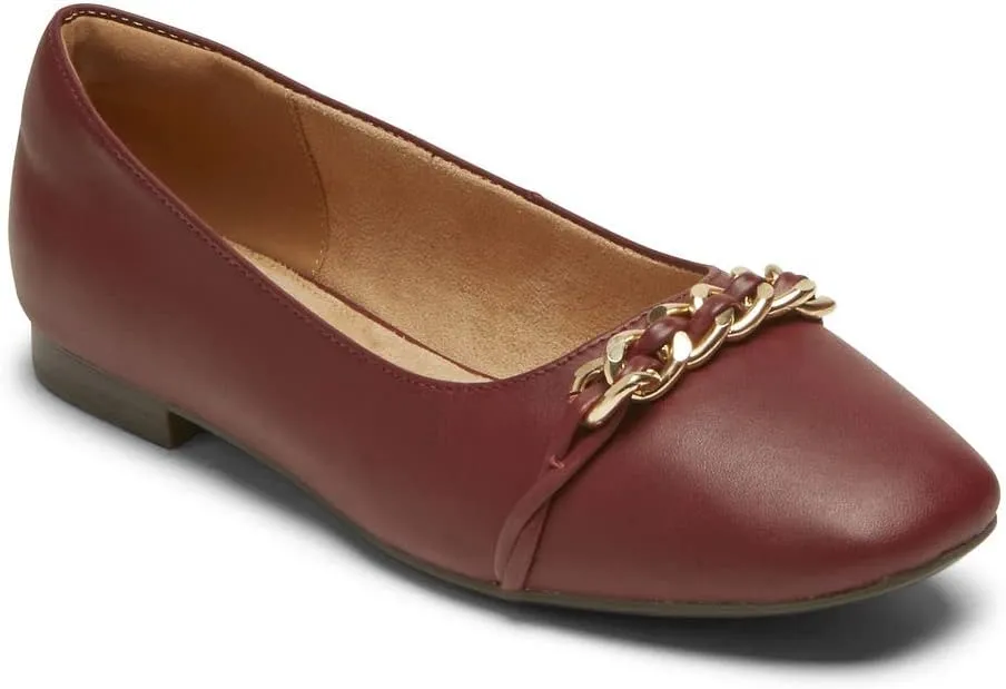 Rockport Women's Zoie Chain Ballet Flat
