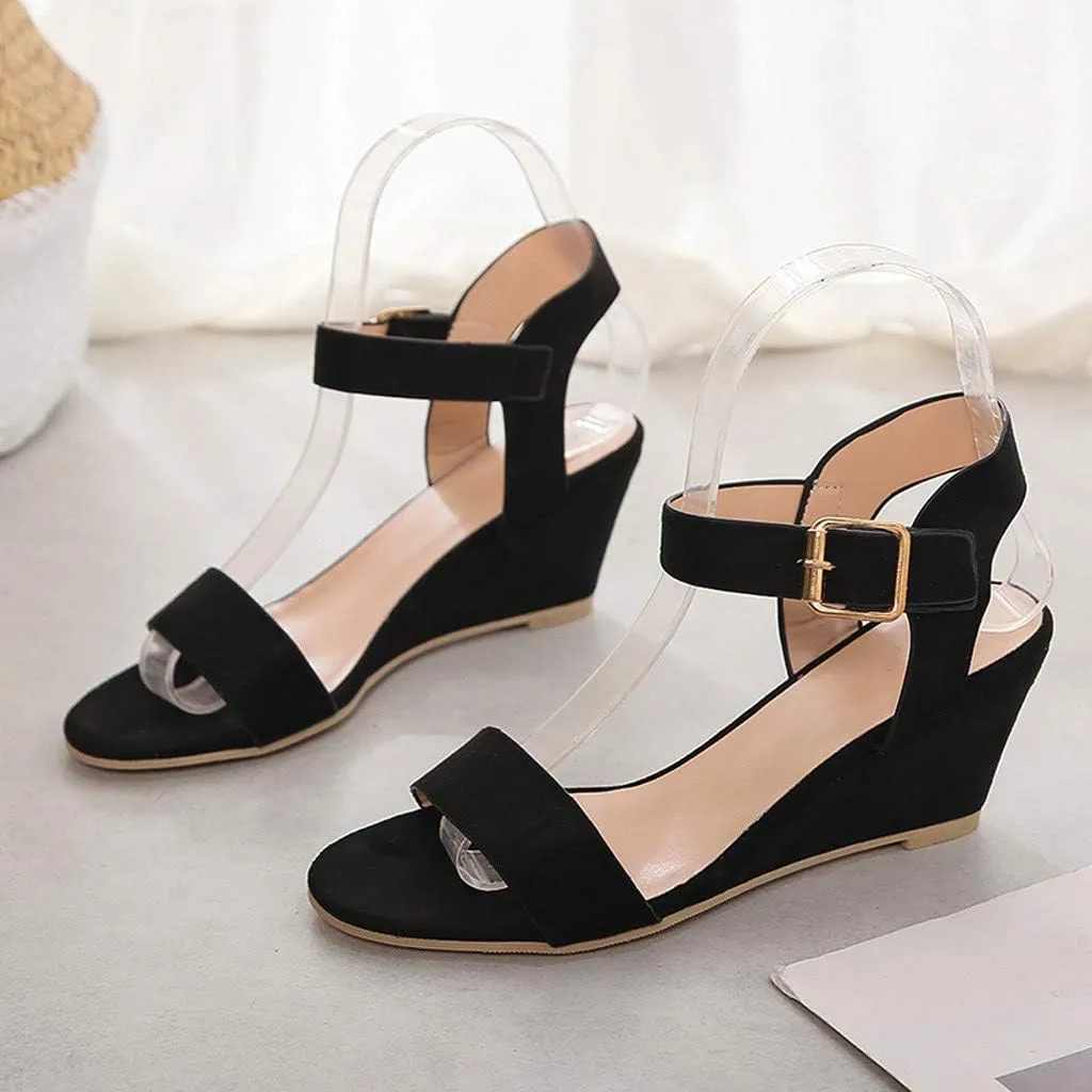 Sandalias para Mujer, Sandals Women Ankle Strap Chunky Chunky Heel Sandals Open Toe Wedding Party Dress Shoes