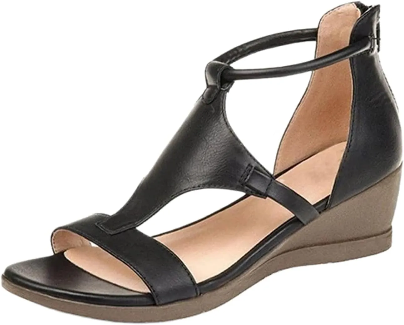 Sandals Women Comfortable Wedge Flatform Platform Sandals Open Toe Ankle Strap Boho Casual Dressy Summer Dress Shoes
