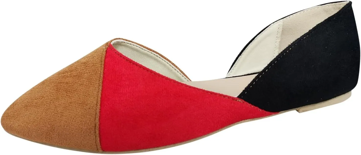 Slip On Shoes Women Pointed Toe Ballet Flats Dressy Loafers Comfort Office Shoes Casual Business Shoes Flat Shoes