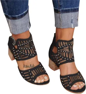 Summer Sandals for Women, Platform Sandals for Women Retro Roman Wedge Sandals Open Toe Sandals Breathable Shoes