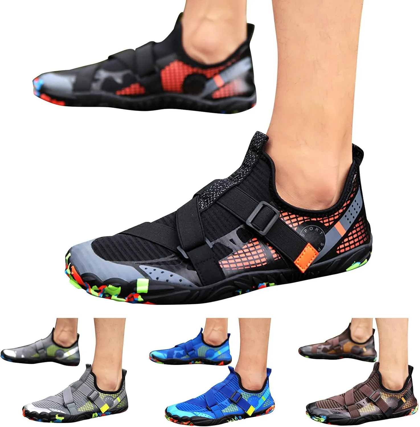 Summer Water Shoes Men Quick Drying Hiking Swimming River Tracing Shoes Breathable Sneaker Men Sandals