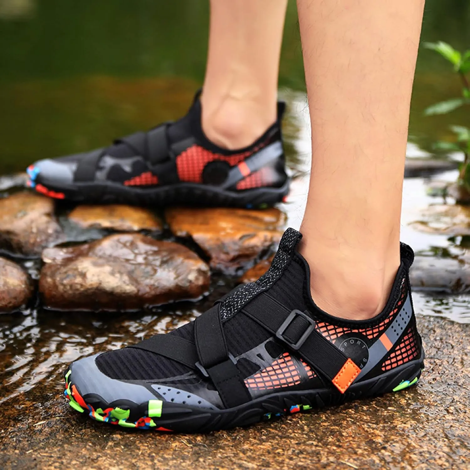 Summer Water Shoes Men Quick Drying Hiking Swimming River Tracing Shoes Breathable Sneaker Men Sandals