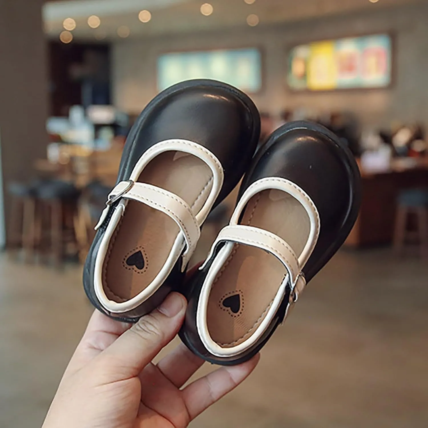 Toddler Girl Mary Jane Flower Girls Dress Shoes Little Girl School Uniform Shoes for Wedding Party Shoes Kid Shoes