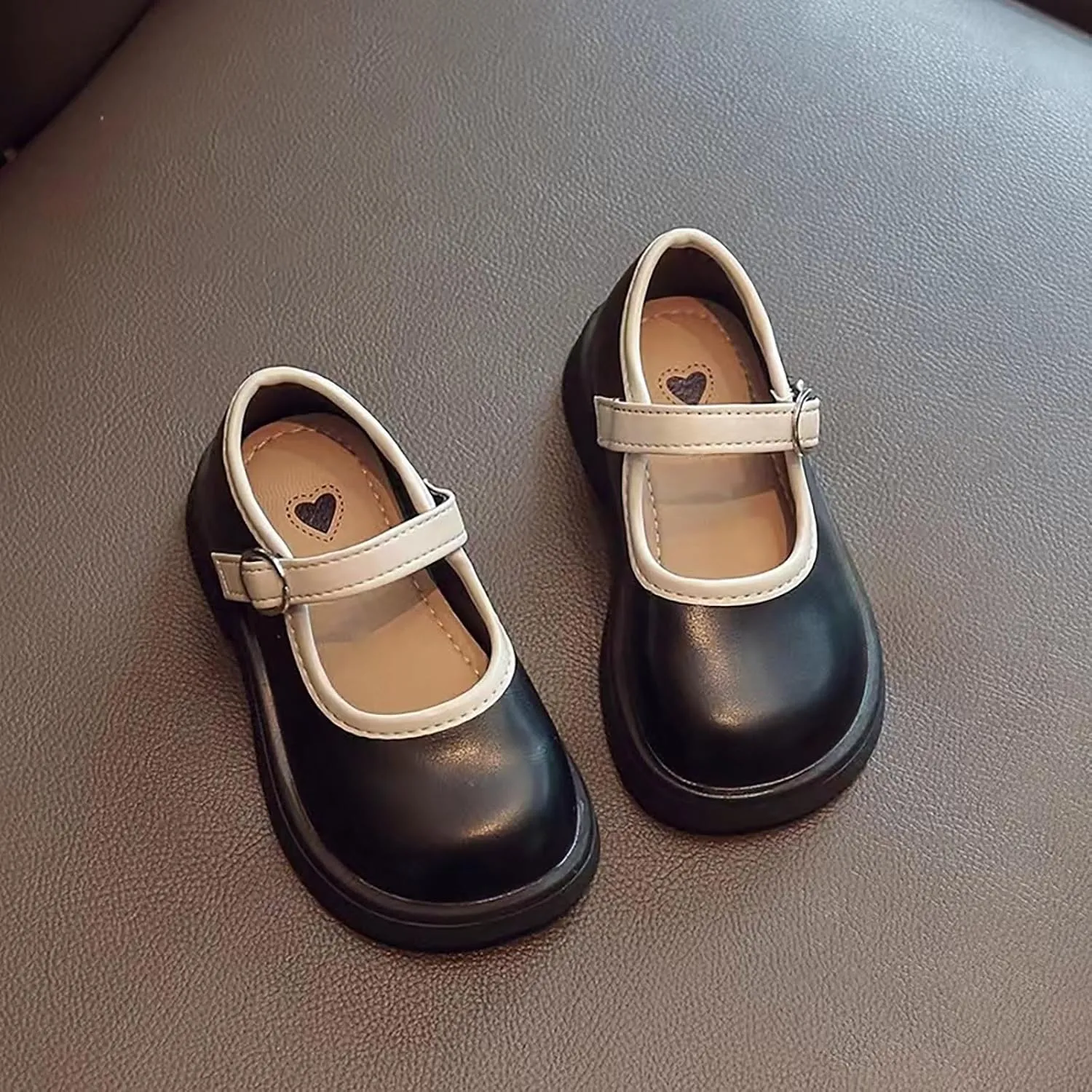 Toddler Girl Mary Jane Flower Girls Dress Shoes Little Girl School Uniform Shoes for Wedding Party Shoes Kid Shoes