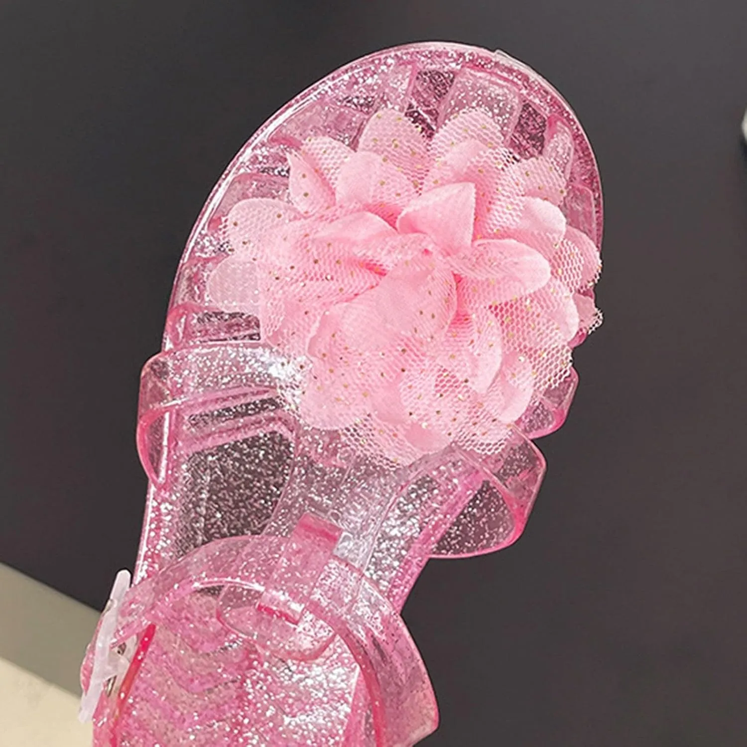 Unisex Kids Summer Sandals Sandals For Girls Kids Toddler Dress Up Flat Sequins Butterfly Mary Jane Shoes Summer Casual Sandal