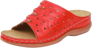 Women Shoes Wedge Heel Sandals Fashionable One Foot Wear Can Correct Arch Sandals for Women Strap Flat for