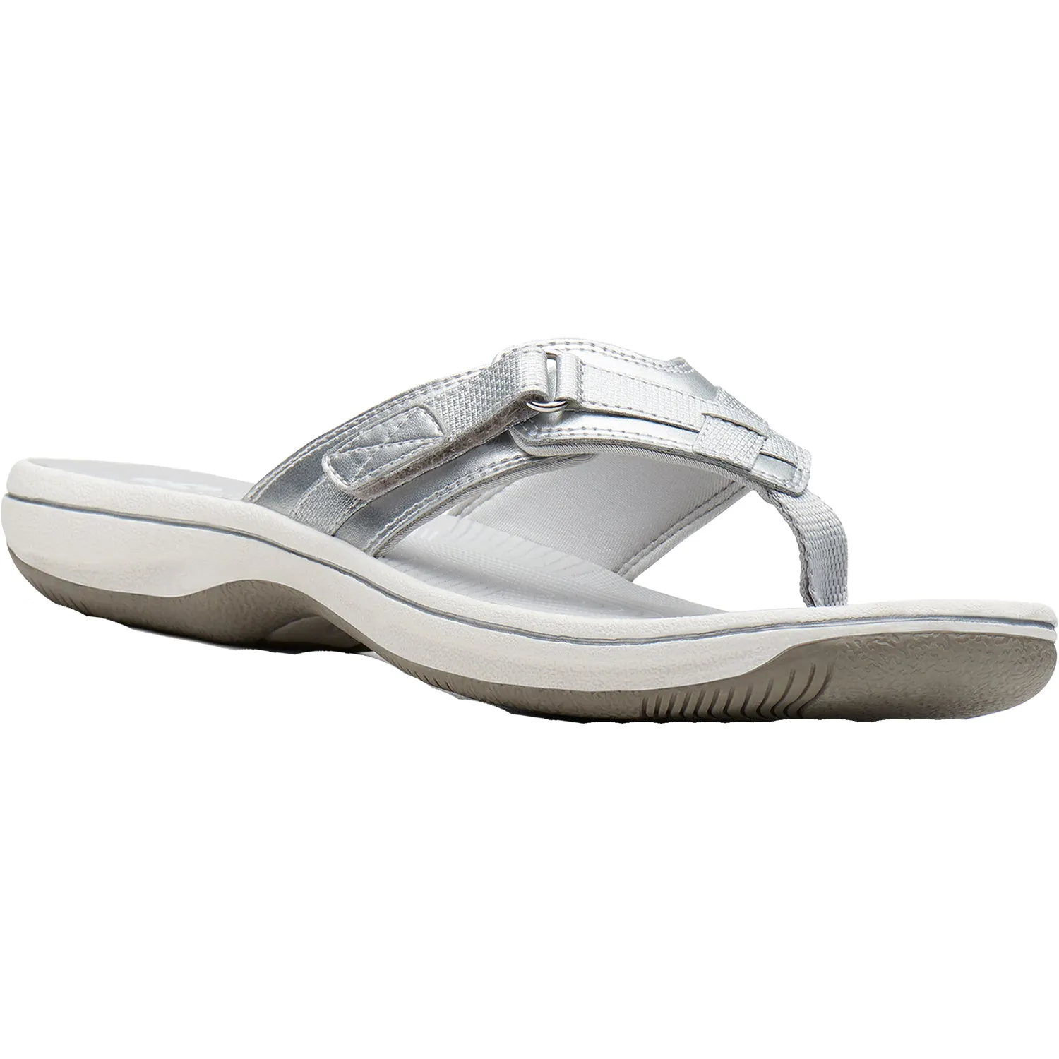 Women's Clarks Cloudsteppers Breeze Sea Silver Synthetic