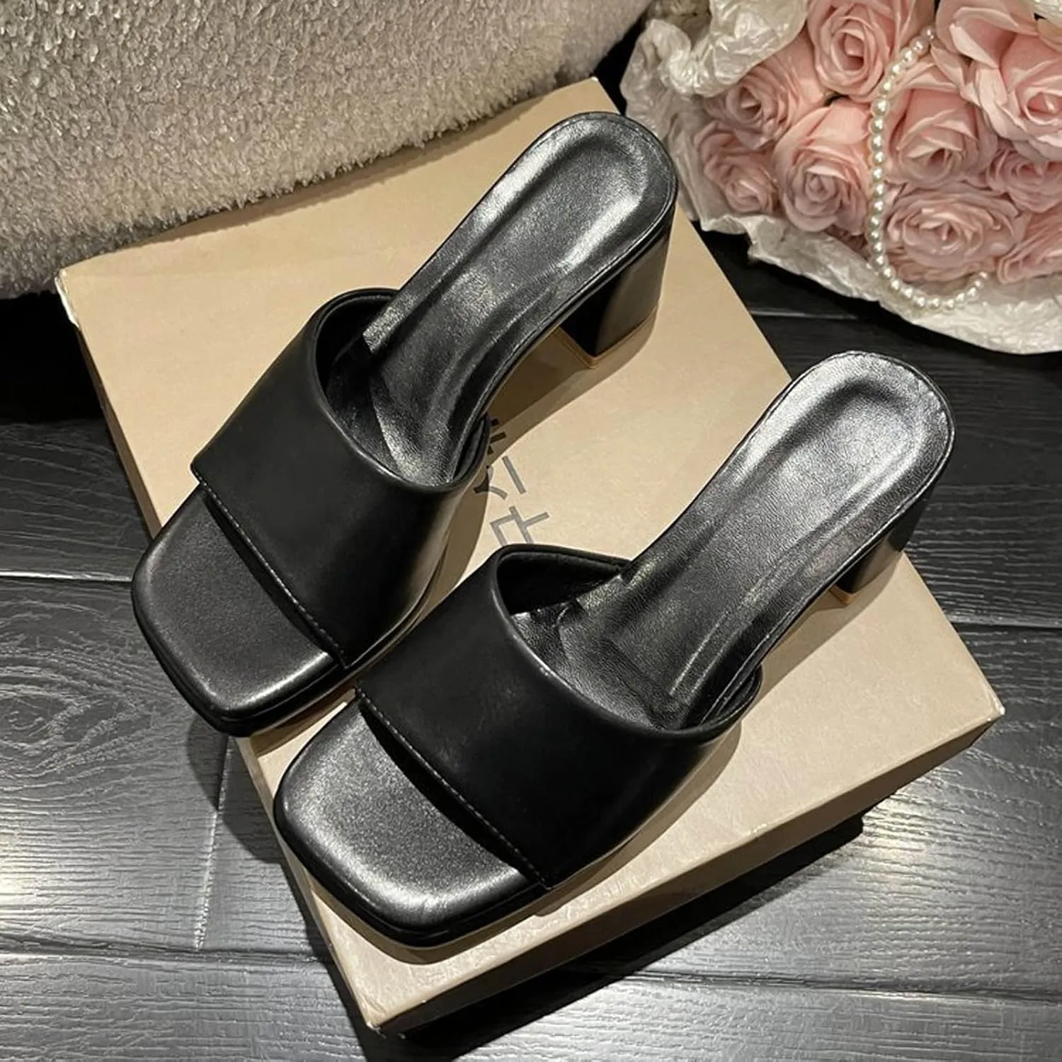 Women's Ladies Fashion Girls Printing Wedges Sandals Casual Shoes Slippers Womens Womens Fuzzy Slippers Size 9/10