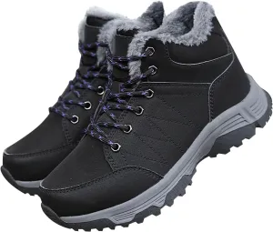 Work Boots for Men Waterproof Hiking Sneakers Ankle Ladies Safety Toe Shoes for Women Composite Toe Winter Outdoor Botas Waterproof Non Slip Hike Grounded Footwear